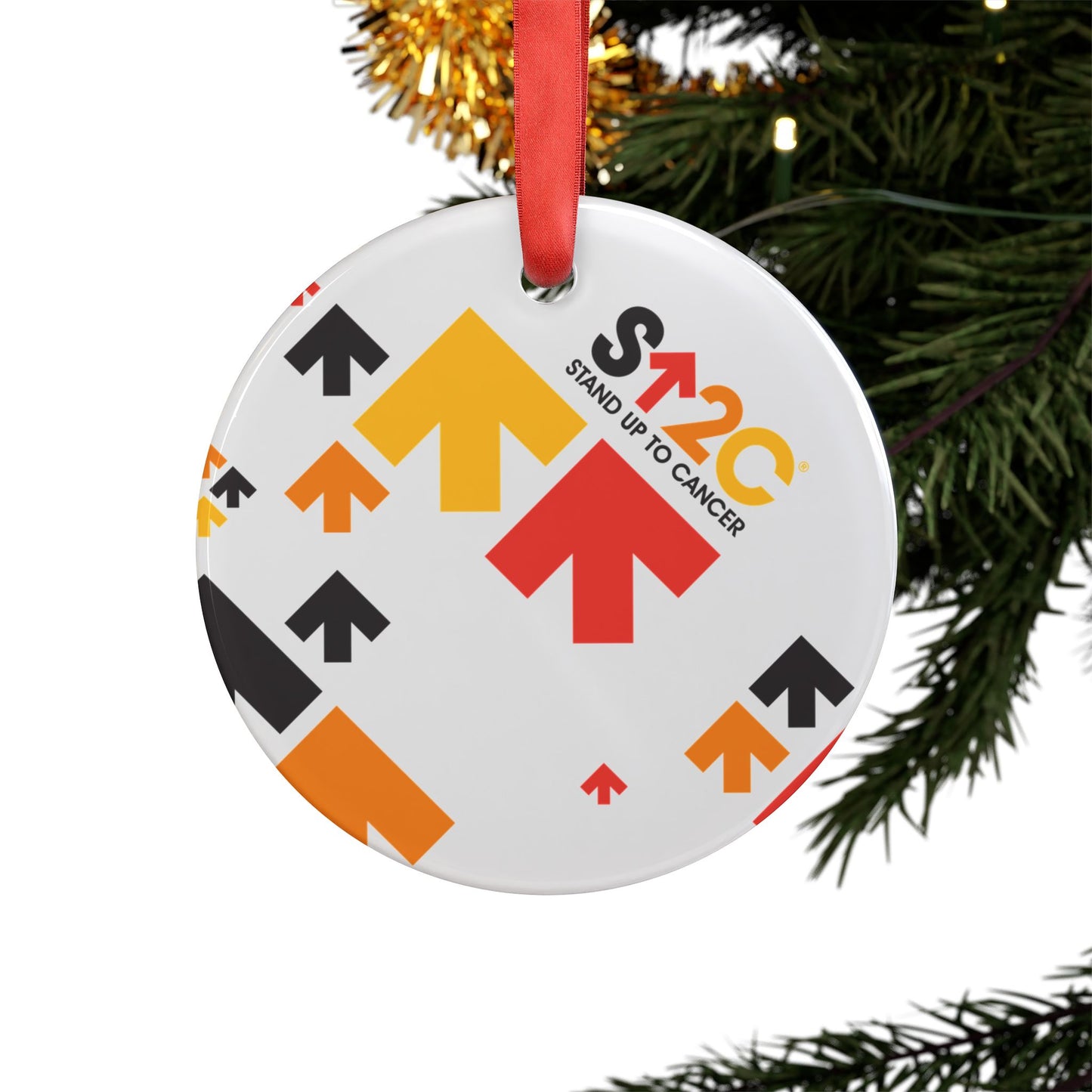 Stand Up to Cancer - Arrows Ornament