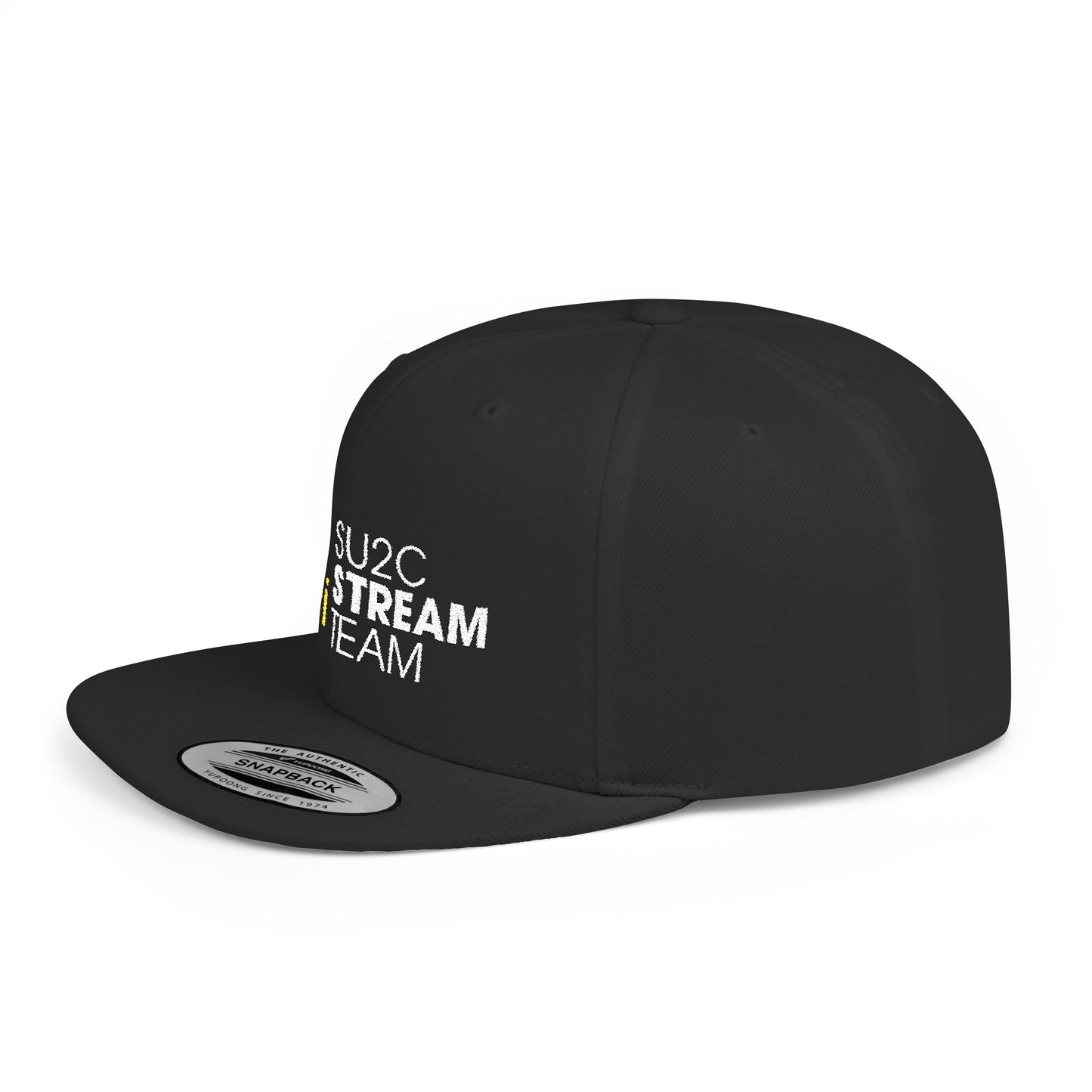 Stand Up to Cancer SU2C Stream Team Logo Black Flat Brim Hat