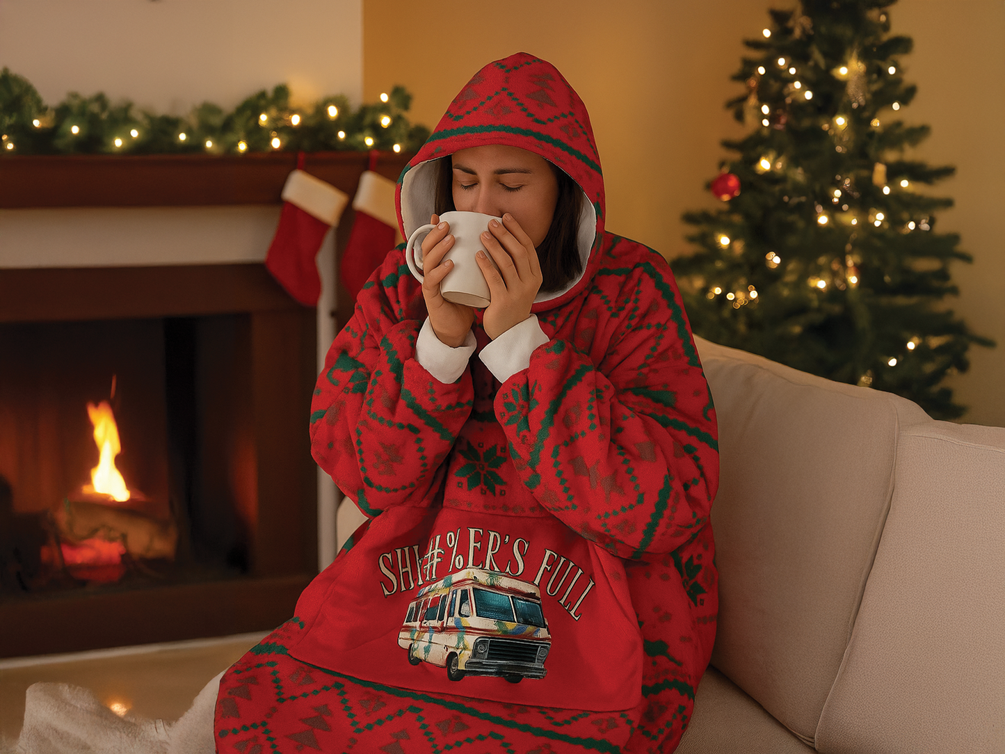 National Lampoon Christmas Hooded Blanket
