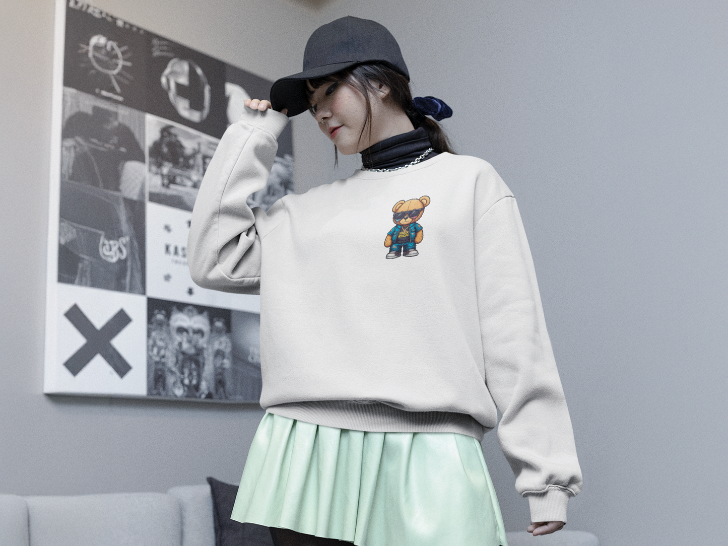 XBACKROOM “Bear on the Edge” Sweater