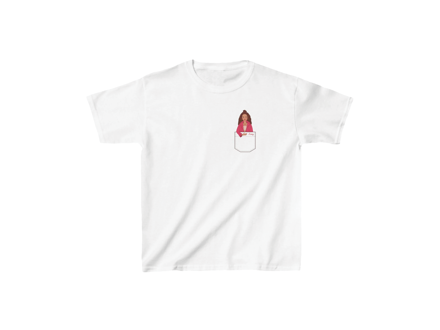 DelightfulDolls "Zoey" Kids Pocket Tee