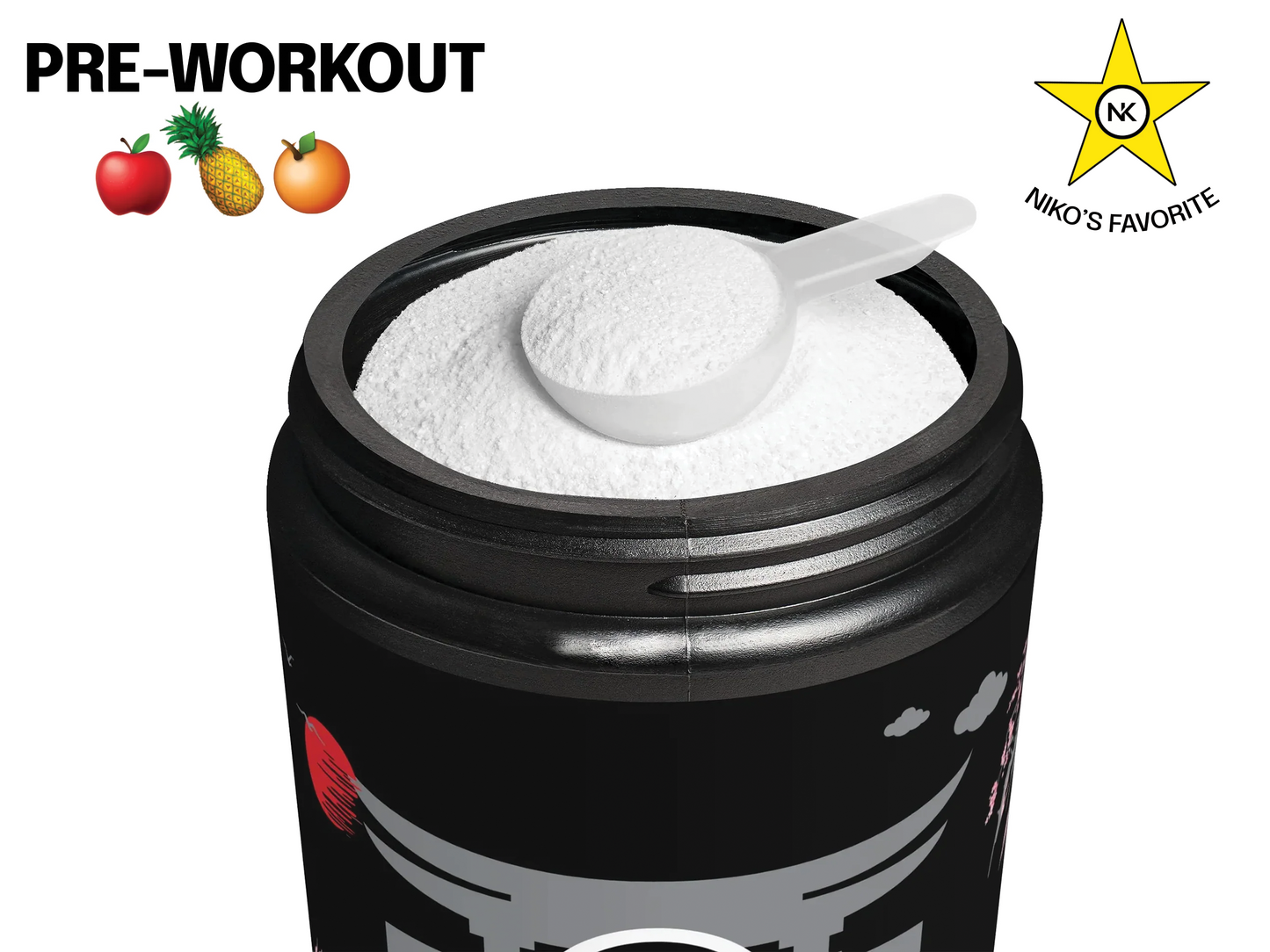 Pre-Workout Supplement, Fruit Punch (204g, 7.1oz)