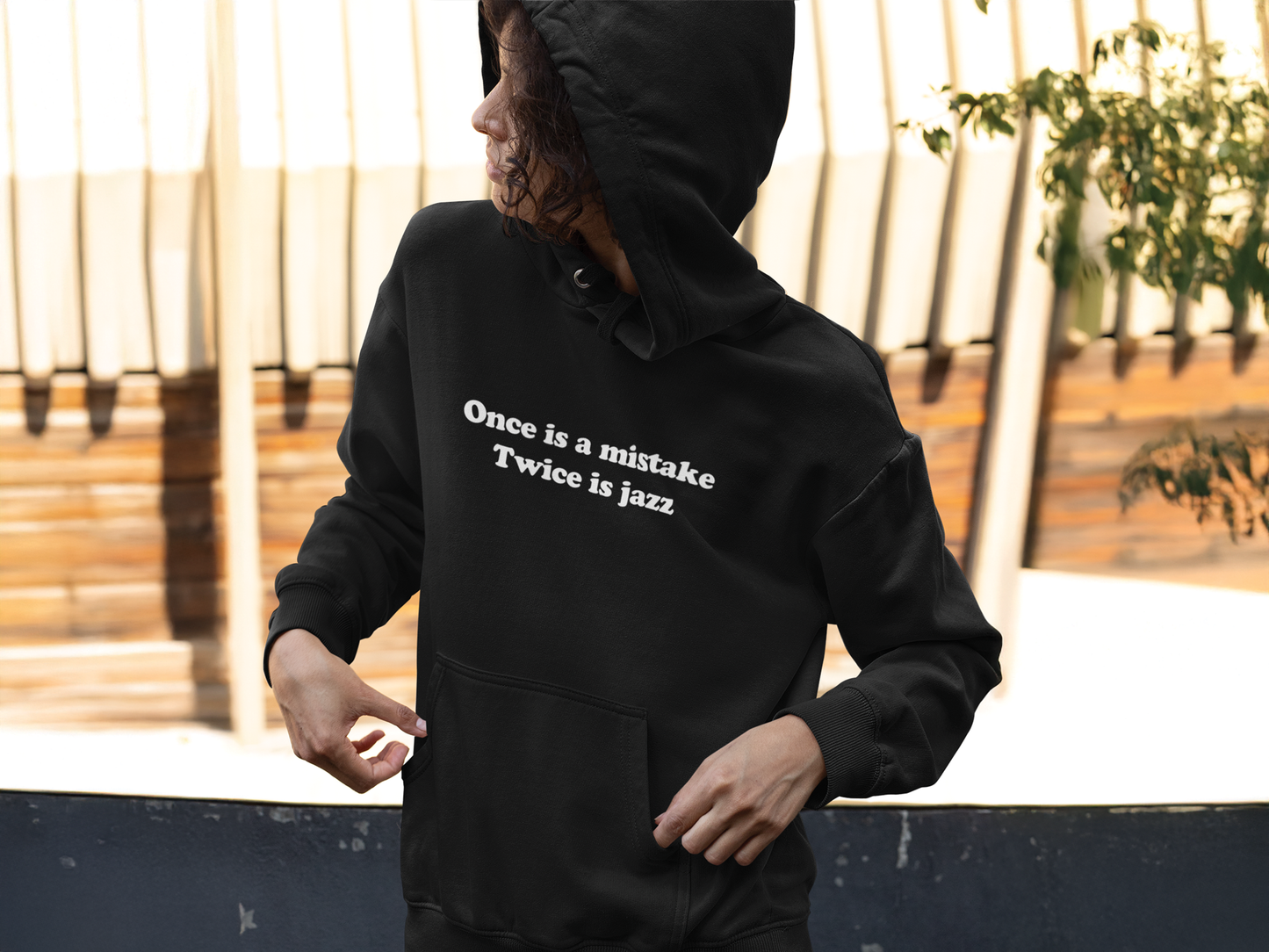 DoReMiFaJo "Once is a mistake, Twice is jazz," Hoodie