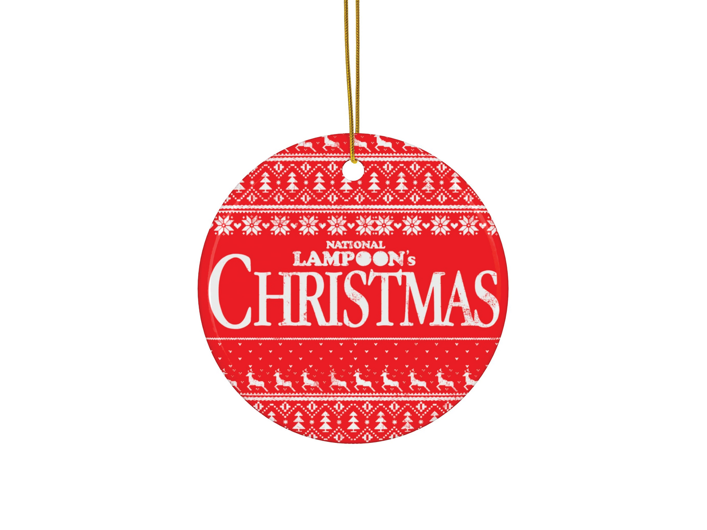 National Lampoon Christmas Logo Ornament