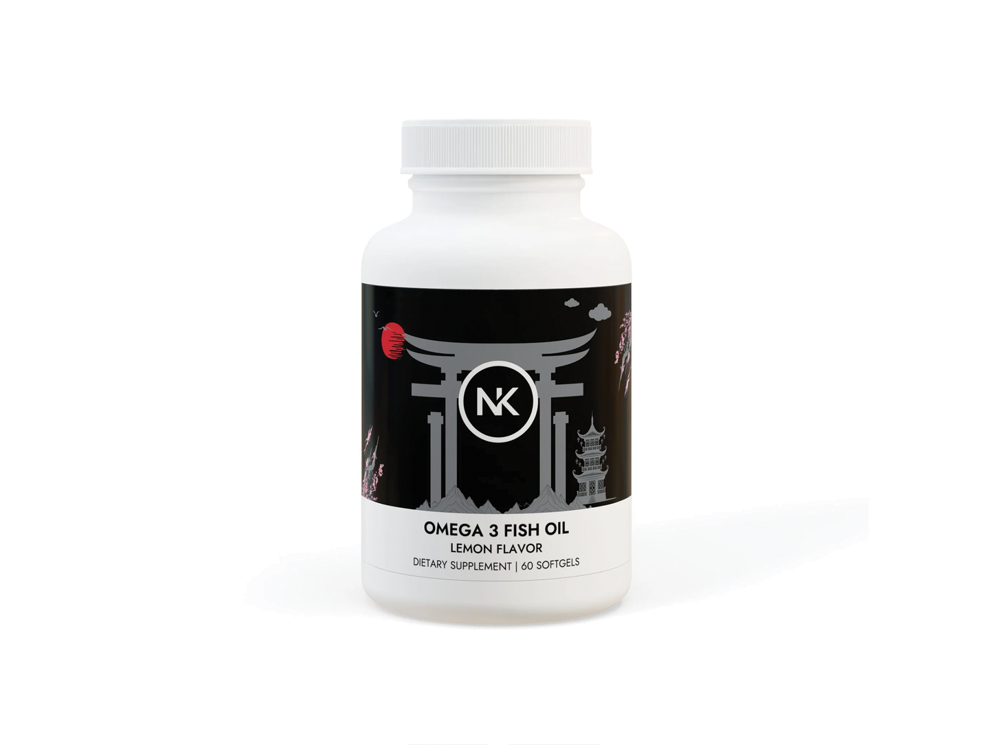 Omega 3 Fish Oil Supplement (60 Softgels)