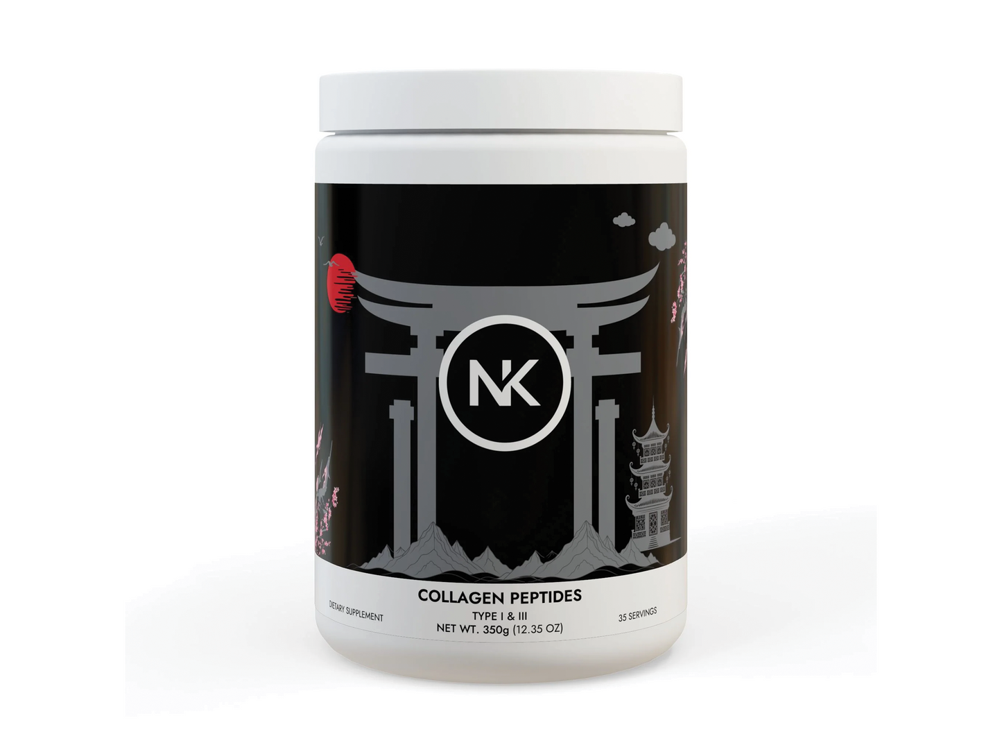 Collagen Peptides Type I & III Supplement (350g, 12.3oz)