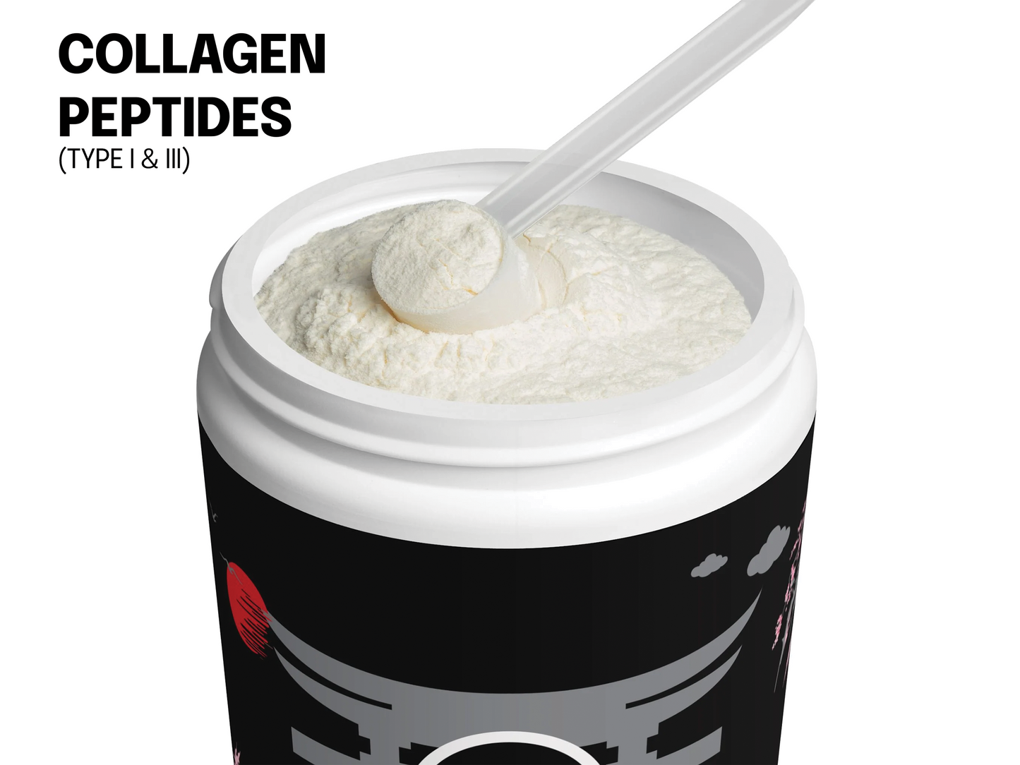 Collagen Peptides Type I & III Supplement (350g, 12.3oz)