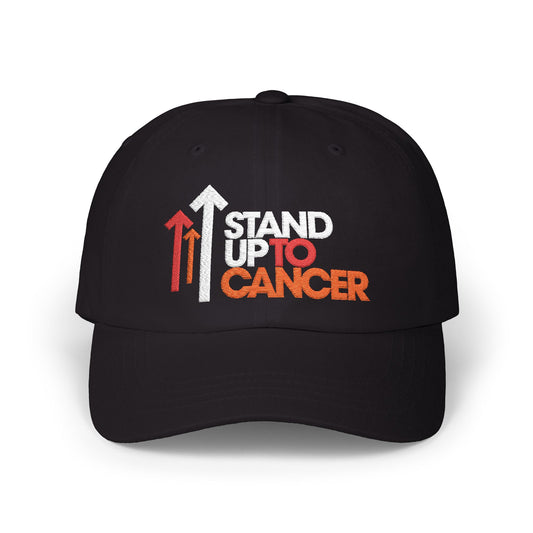 Stand Up To Cancer Full Logo Black Ballcap