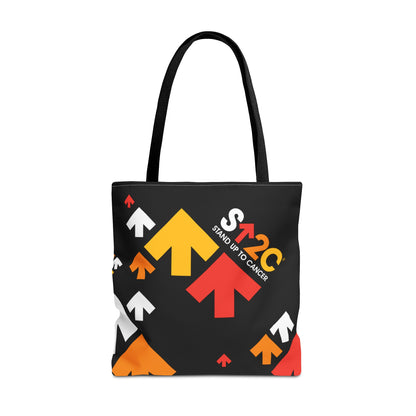 Stand Up To Cancer SU2C Print Black Tote Bag