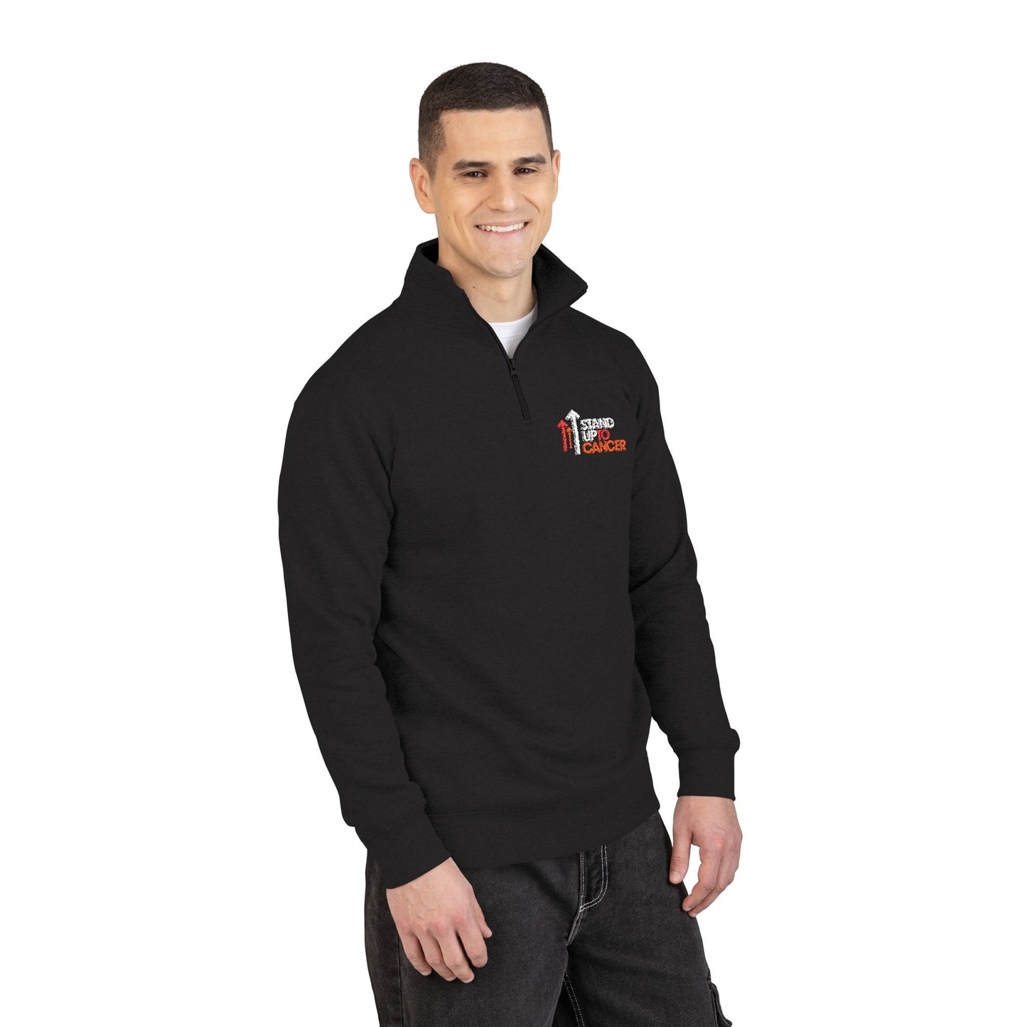 Stand Up to Cancer - Embroidered Full Logo Fleece Pullover