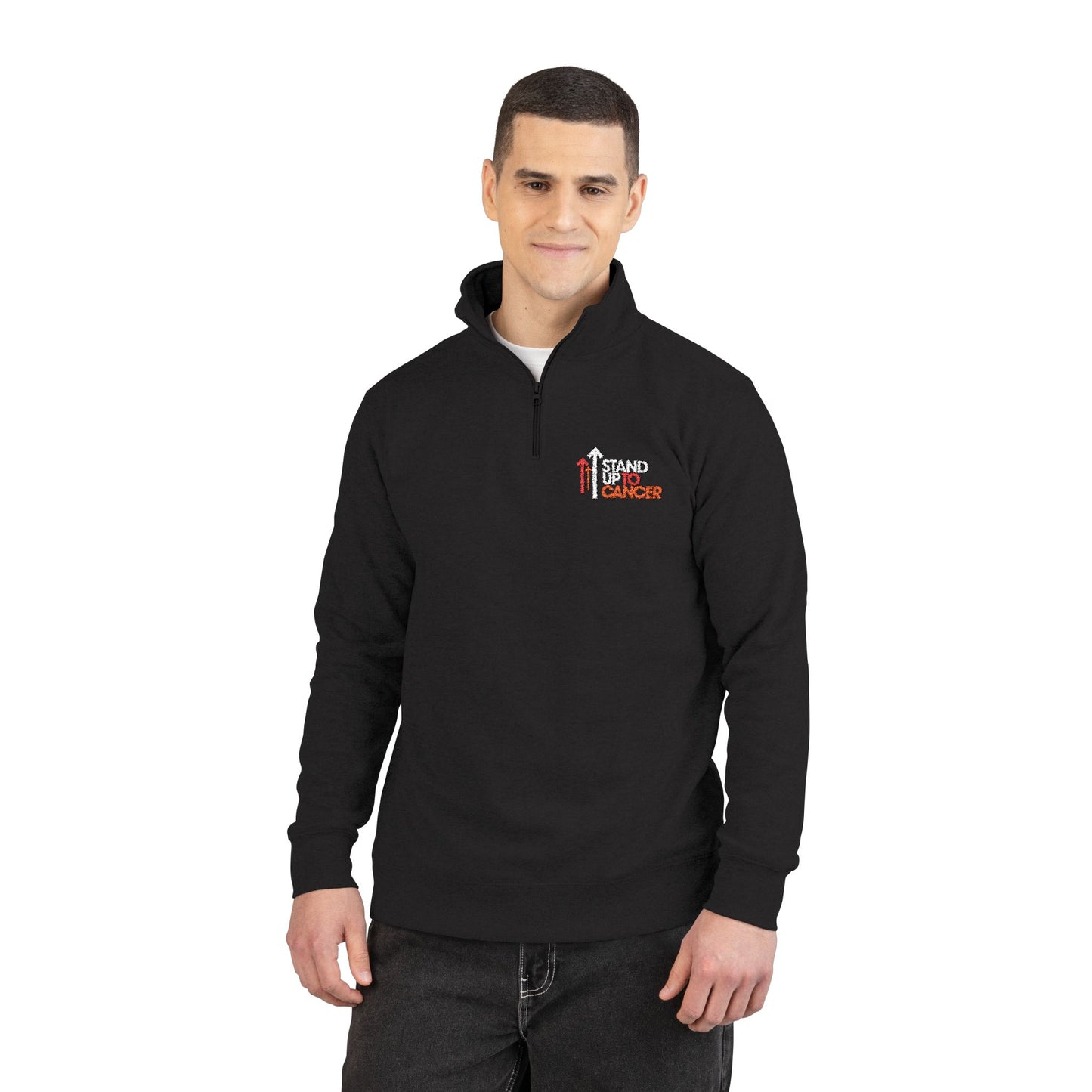 Stand Up to Cancer - Embroidered Full Logo Fleece Pullover
