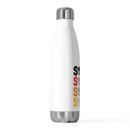 Stand Up To Cancer Short logo White Insulated 20z bottle (option 1)