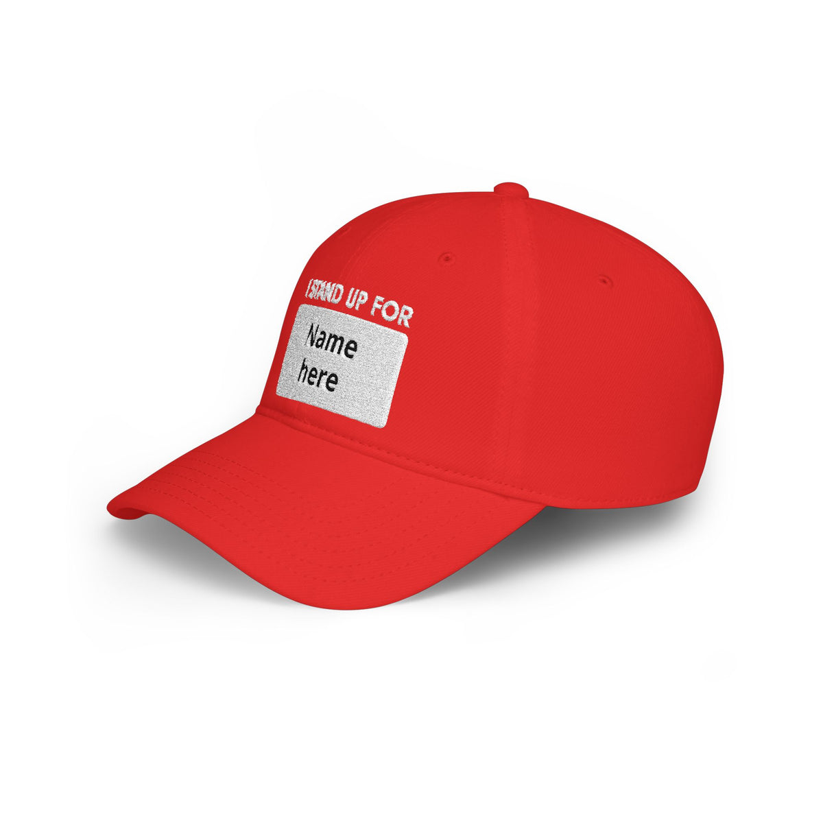 Stand Up To Cancer Personalized Placard Baseball Cap - Holiday edition
