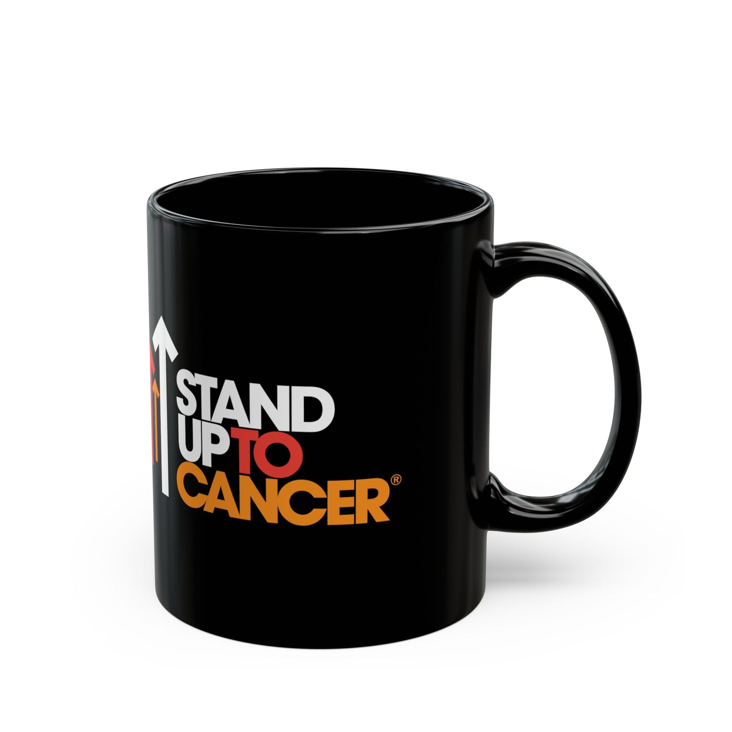 Stand Up To Cancer Black 11oz Mug