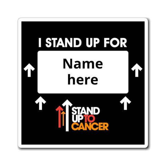 Stand Up to Cancer Personalized Placard Magnet
