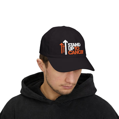 Stand Up To Cancer Full Logo Black Ballcap