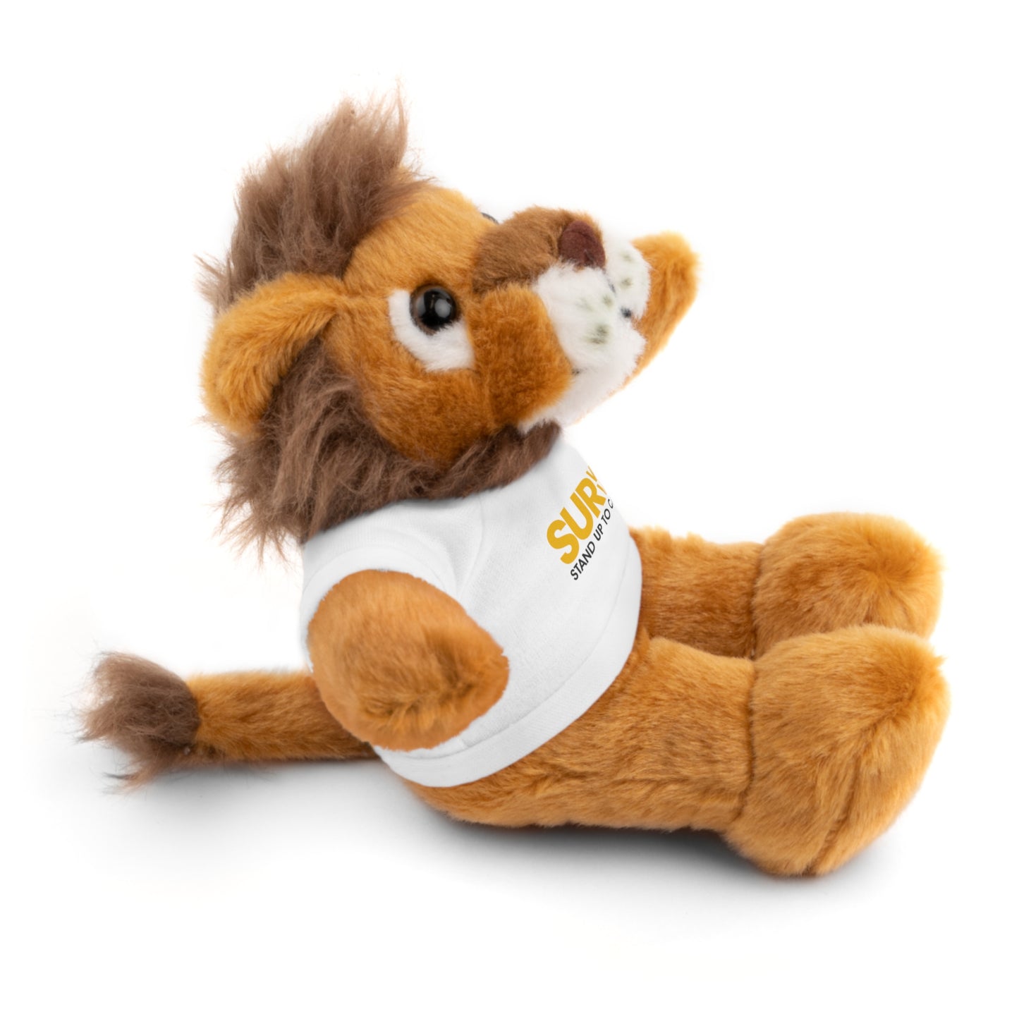 Stand Up to Cancer - Lion Plushie with Survivor Logo Tee