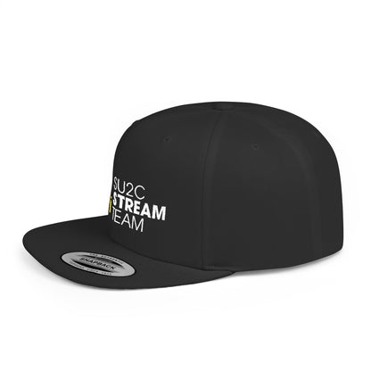 Stand Up to Cancer SU2C Stream Team Logo Black Flat Brim Hat