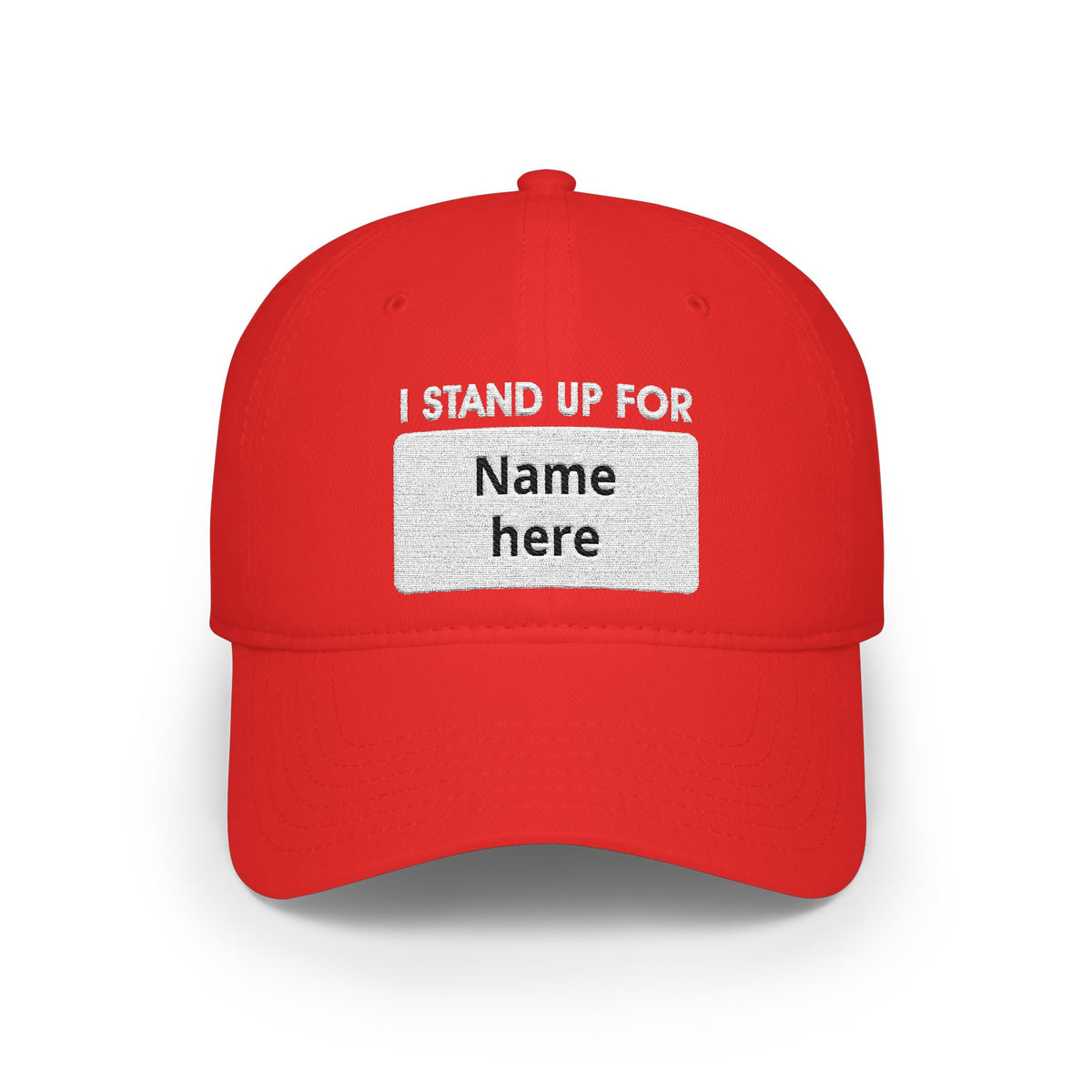 Stand Up To Cancer Personalized Placard Baseball Cap - Holiday edition