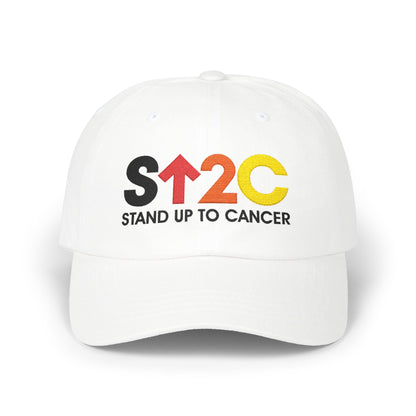 Stand Up to Cancer Short Logo White Ballcap