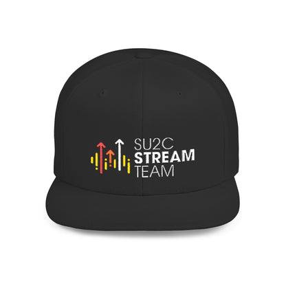 Stand Up to Cancer SU2C Stream Team Logo Black Flat Brim Hat