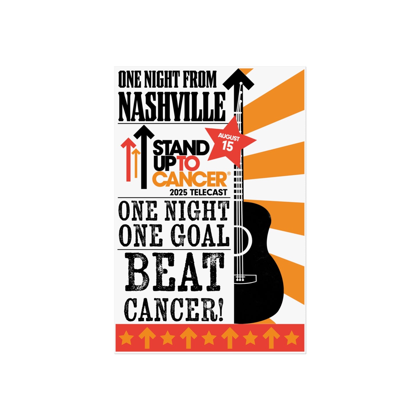 Stand Up to Cancer Telecast 2025 Vertical Poster