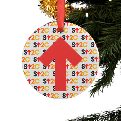 Stand Up to Cancer - Red arrow ornament