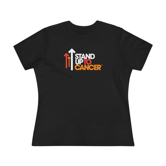 Stand Up To Cancer Womens' Black Tri-Blend T-shirt