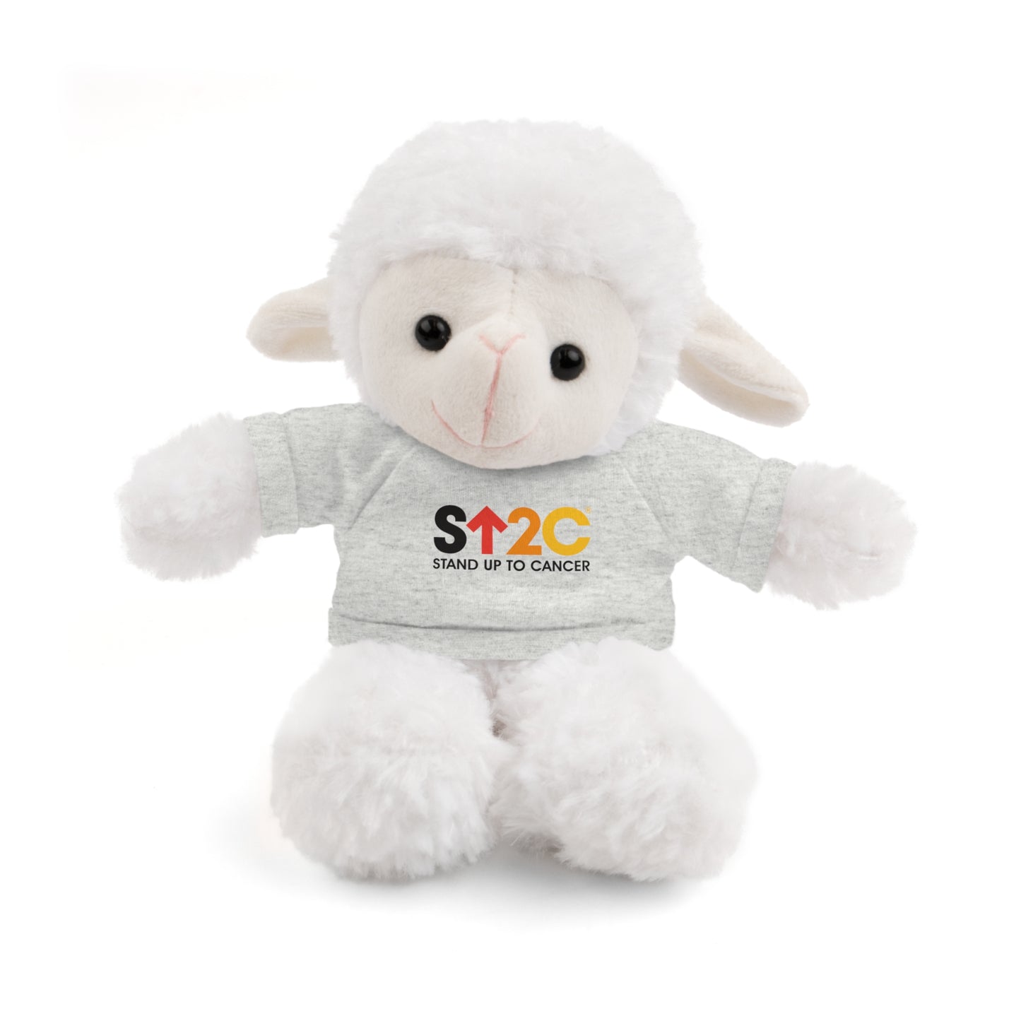 Stand Up to Cancer - Lamb Plushie with Short Logo Tee