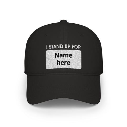 Stand Up To Cancer Personalized Placard Baseball Cap