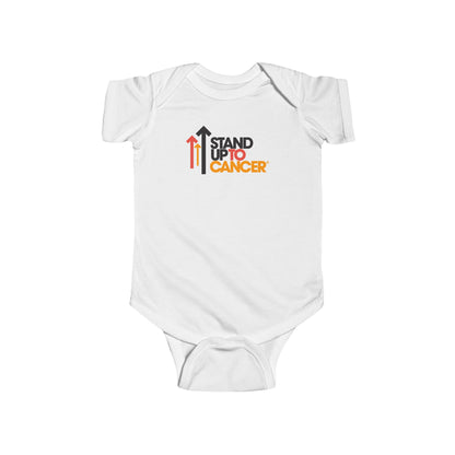 Stand Up to Cancer - Baby Rib Bodysuit Full logo