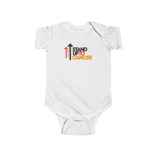 Stand Up to Cancer - Baby Rib Bodysuit Full logo