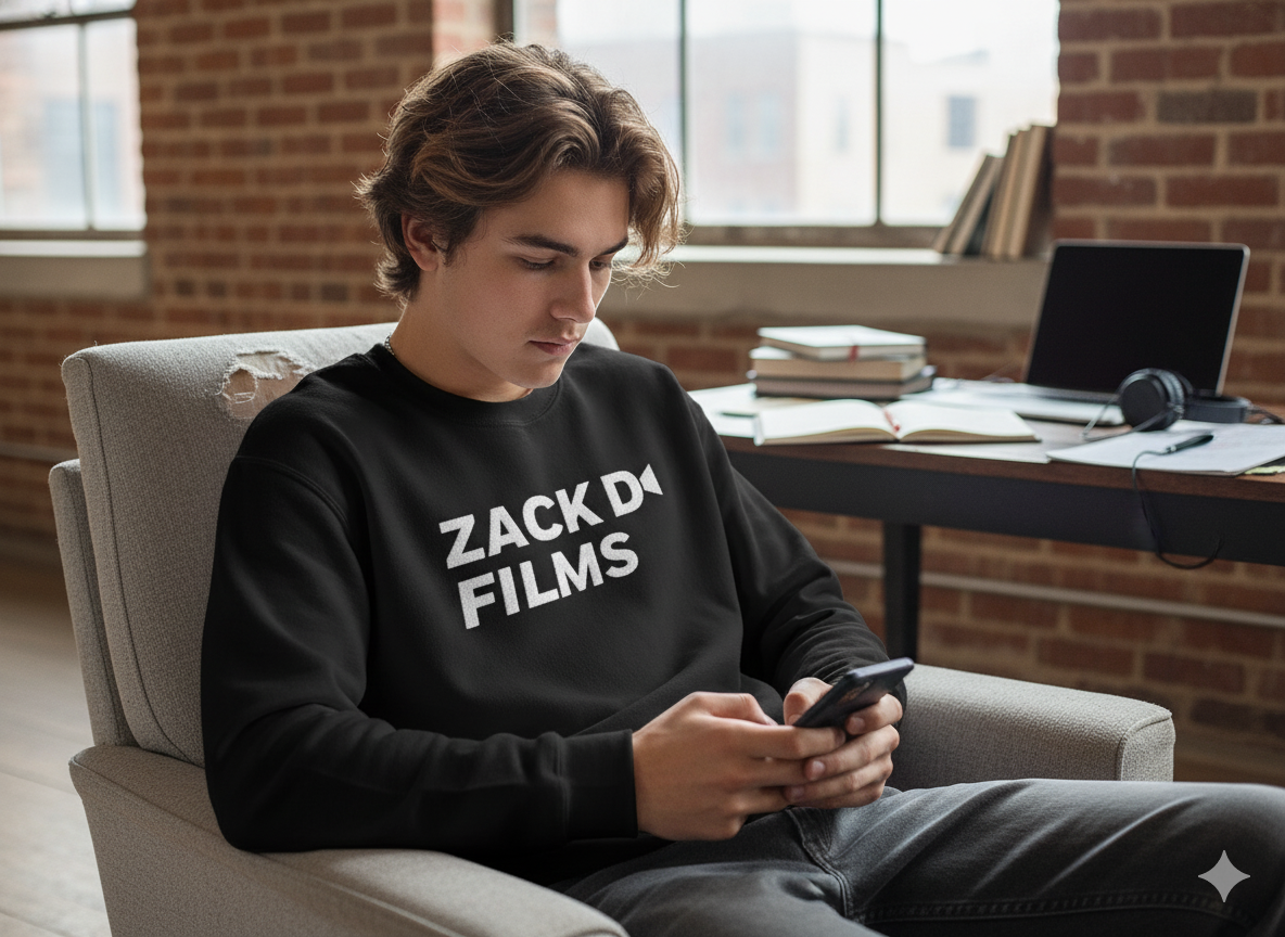 Zack D. Films - Embroidered Crewneck