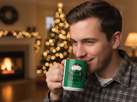 National Lampoon Christmas - Are you Serious Clark Mug