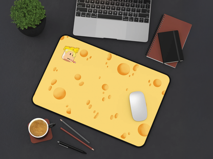 Cheesymembey "Swiss Bliss" Desk Mat