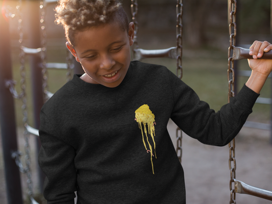 Cheesymembey "Drip Slice" Youth Sweatshirt