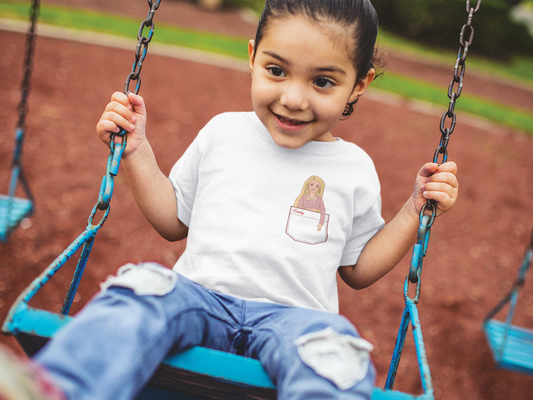 DelightfulDolls "Emily" Kids Pocket Tee