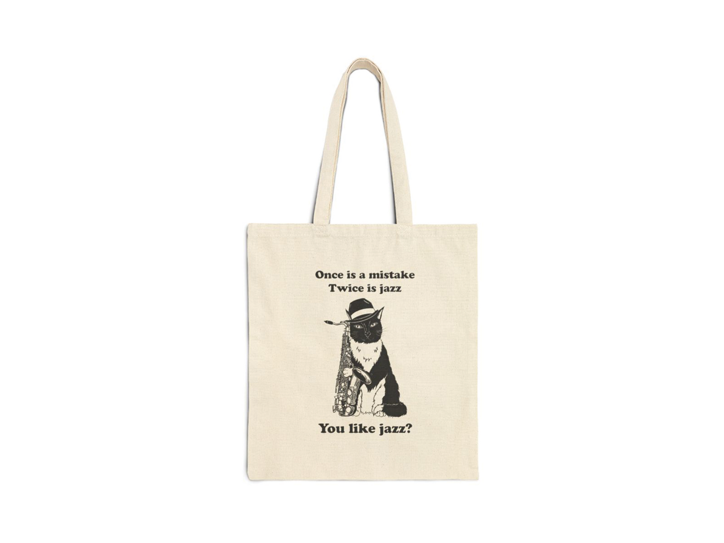 DoReMiFaJo - "Once is a mistake, twice is jazz" tote