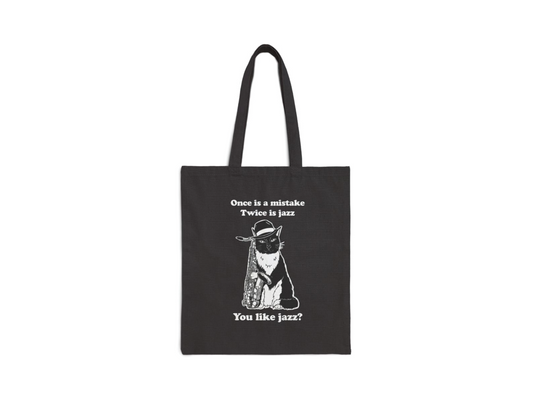 DoReMiFaJo - "Once is a mistake, twice is jazz" tote