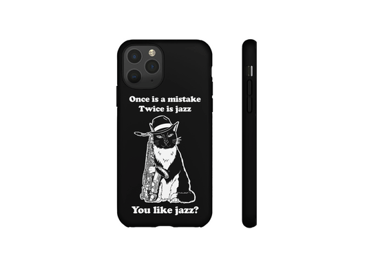 DoReMiFaJo "Once is a mistake, Twice is jazz" Phone Case