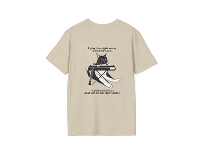 DoReMiFaJo "Right notes, Wrong order" Tee