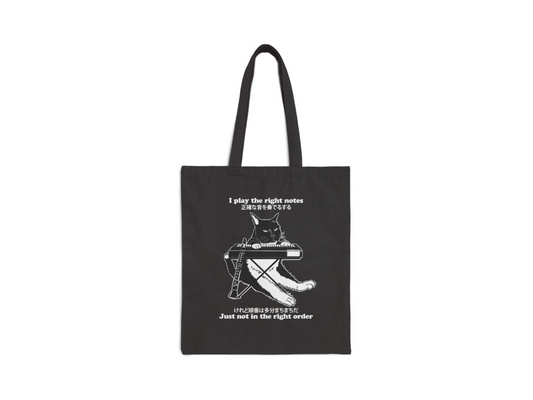 DoReMiFaJo - "Right notes, Wrong order" tote