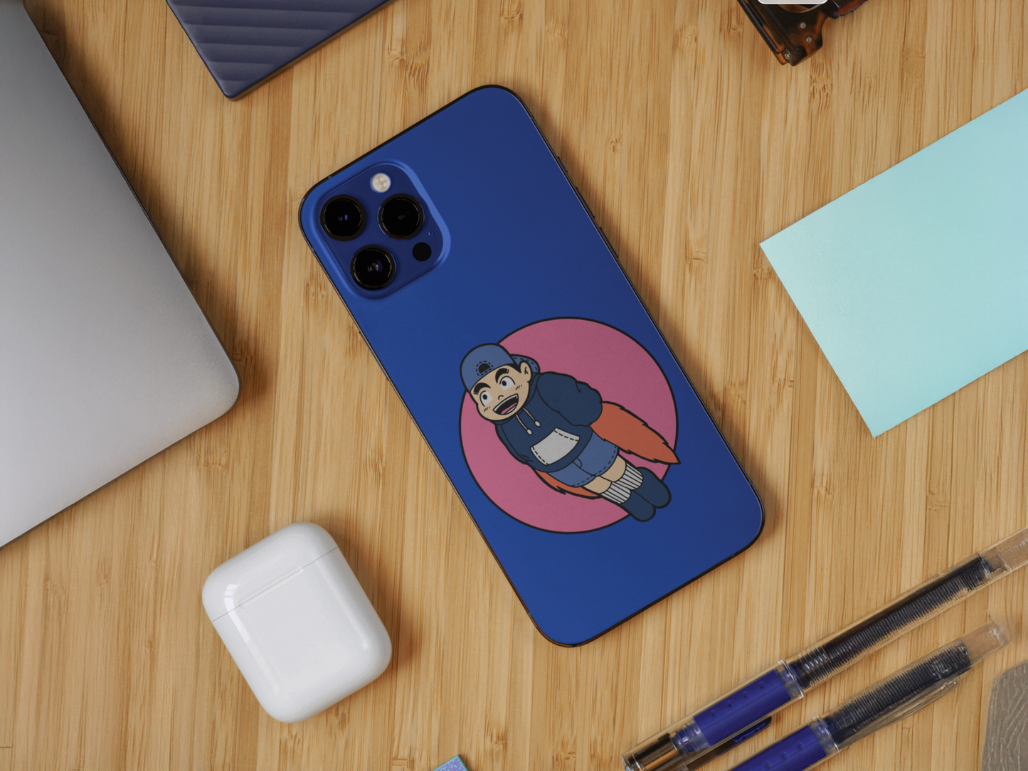 AnimeDrop “Hero in Flight” Phone Case